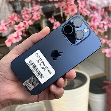 IPhone 15 Pro, Колдонулган, 256 ГБ, Blue Titanium, 95 % — 8
