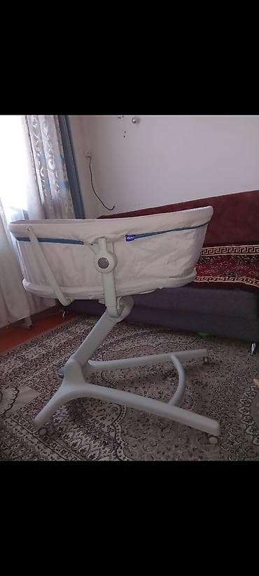 детские кроватки для новорожденных: Люлька, Колыбель, Металл, цвет - Серый — 1