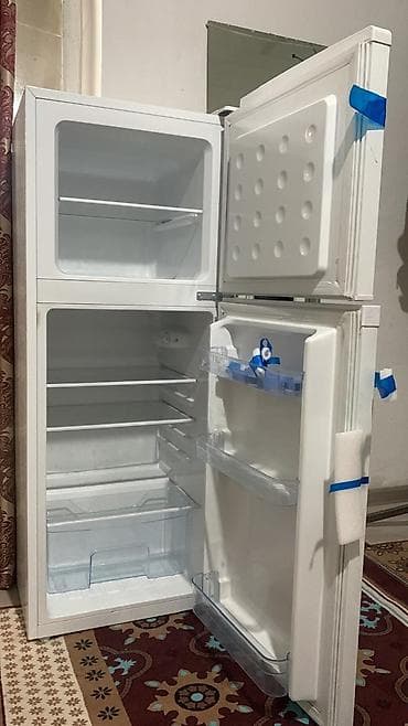 Холодильник AUCMA BCD-125W, двухкамерный (морозильник сверху)