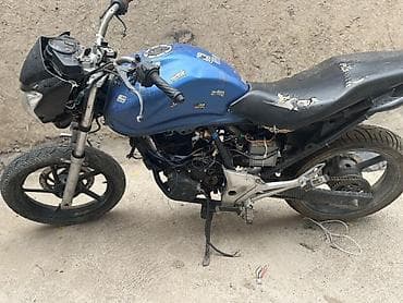 Мототехника: Мотоцикл Honda (стрит/нейкед, с верхним баком синего цвета, дисковый — 4