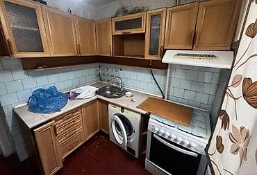 Кухонный гарнитур, Б/у, цвет - Коричневый, МДФ