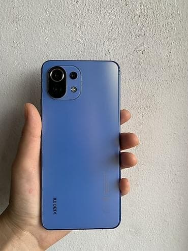 eos r: Xiaomi, Mi 11 Lite, Б/у, 128 ГБ, цвет - Голубой, 2 SIM — 1