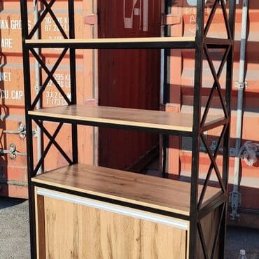 хлебный стеллаж: Стеллаж с шкафом
Стеллаж подойдёт для магазина и для дома и офисов — 3