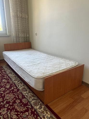 Балдар эмереги: Кровать односпальная от компании «Шатура», матрас покупали отдельно — 1