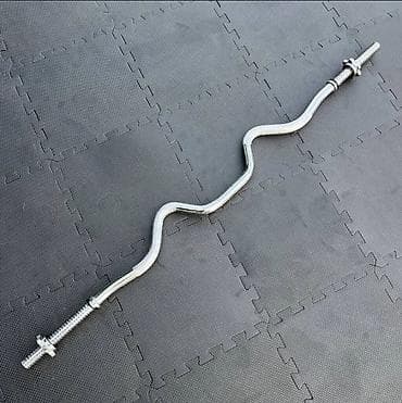 гантели виниловые 3 кг: EZ‑гриф (изогнутый гриф) для штанги/гантели - Материал: сталь с — 1