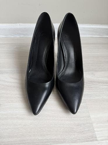 massimo: Классические женские лодочки на шпильке - Цвет: чёрный - Материал — 2