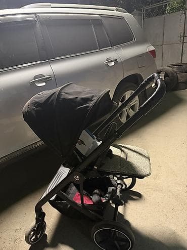 Коляска, Cybex, цвет - Черный, Б/у, Самовывоз, Платная доставка