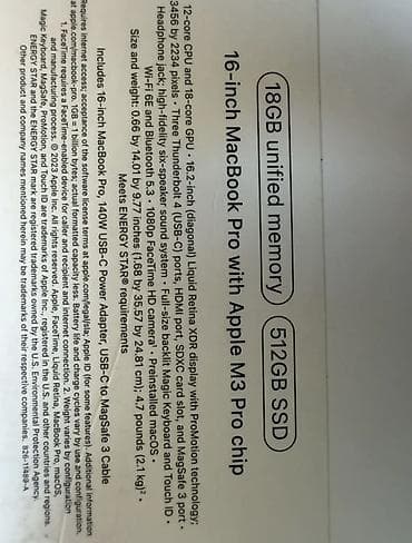 surface 3: Open Box! MacBook Pro16 18/512 АКБ 100%, 20цикл (Родной) 12CPU 18GPU — 9