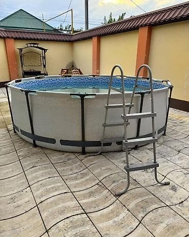 Спорт и отдых: Каркасный бассейн Bestway Steel Pro Max - Диаметр: 3,66 м (12’) - — 2