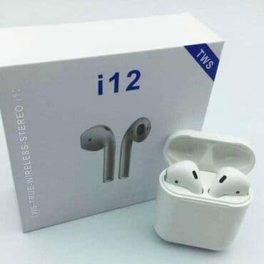 наушники i12: Air Pods. Беспроводные наушники «Air Pods i12 — TWS». Айрподс — 3