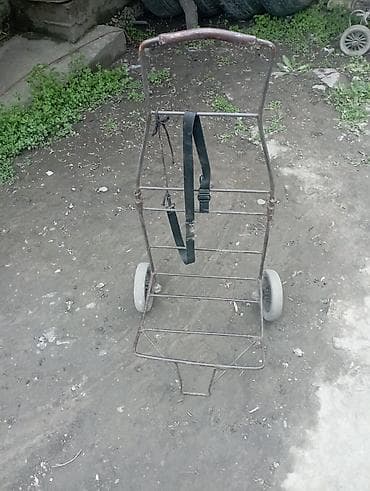 Садово-строительная тачка и тележка, Стальная, Двухколесная