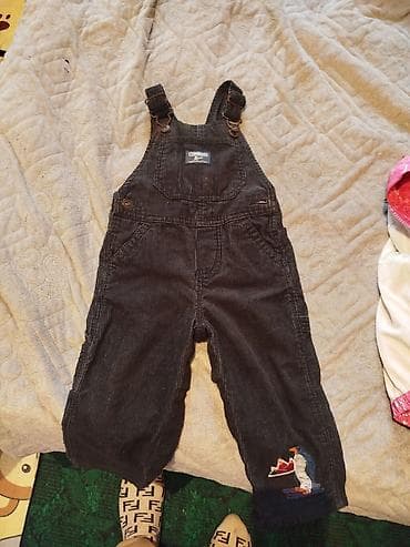 Детский вельветовый комбинезон OshKosh B’gosh. - Материал: плотный
