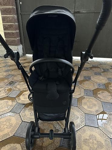 Коляскалар: Балдар арабасы, Cybex, түсү - Кара, Колдонулган, Өзү алып кетүү — 2