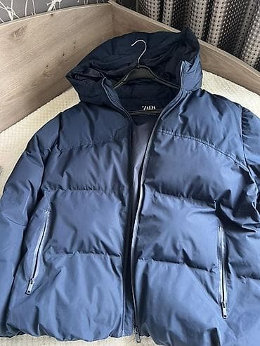 second hend: Куртка ZARA оригинал, темно‑синий. Размер 13-14 лет - Теплая — 3