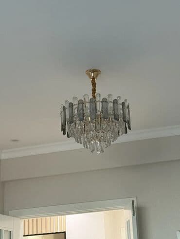 дерево из бисера: Каскадная потолочная люстра с кристаллами 2 люстры за 7000с - Тип — 2