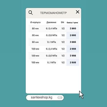 градусник водный: Термоманометр ТМТБ РОСМА - Страна: Россия - Исполнение: радиальное - — 2
