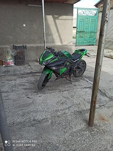 Спортбайк Kawasaki, 400 куб. см, Бензин, Взрослый, Б/у