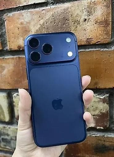телефон бу айфон: IPhone 17 Pro Max, Б/у, 512 ГБ, Синий, Коробка, 88 % — 1