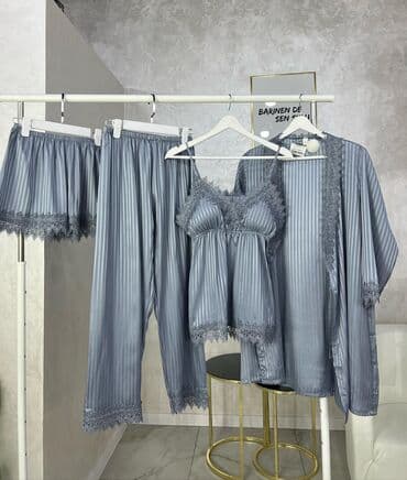 белая ночная сорочка: Ночная сорочка, Атлас, Средняя модель, XS, S, M — 8