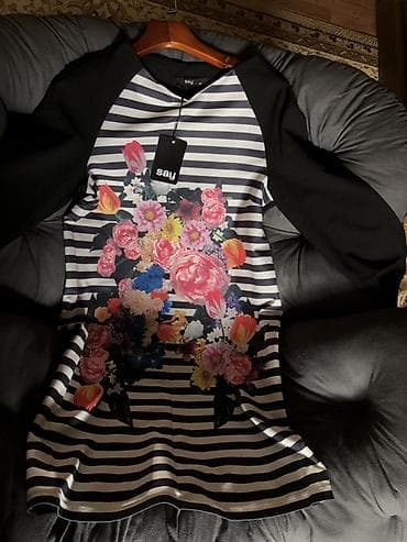 энн сай: Платье SAY с принтом - Бренд: SAY (ярлык на изделии) - Фасон — 2