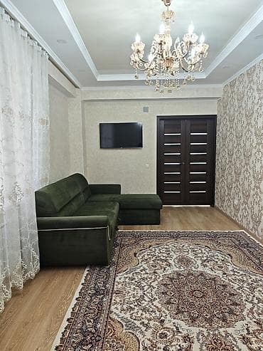индустар: 2 комнаты, Тунгуч мкр Собственник, Без животных, от 1 года, С мебелью полностью — 4
