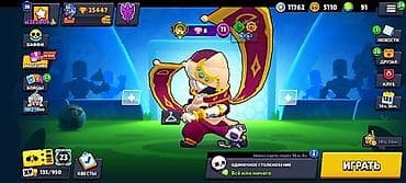 бравл ак: Аккаунт Brawl Stars - Трофеи: 35 447 - Путь к славе: ранг II - Всего — 8