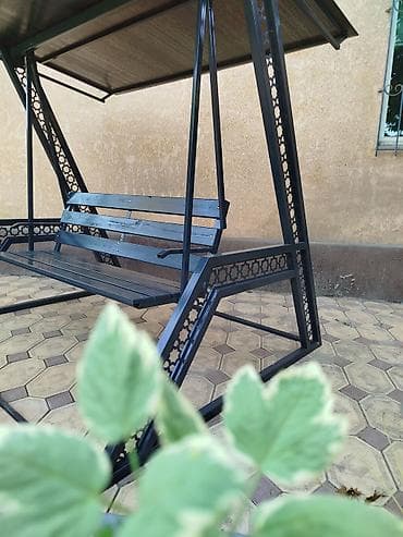 навесная качель для дома: Садовые качели Со спинкой, С крышей — 3