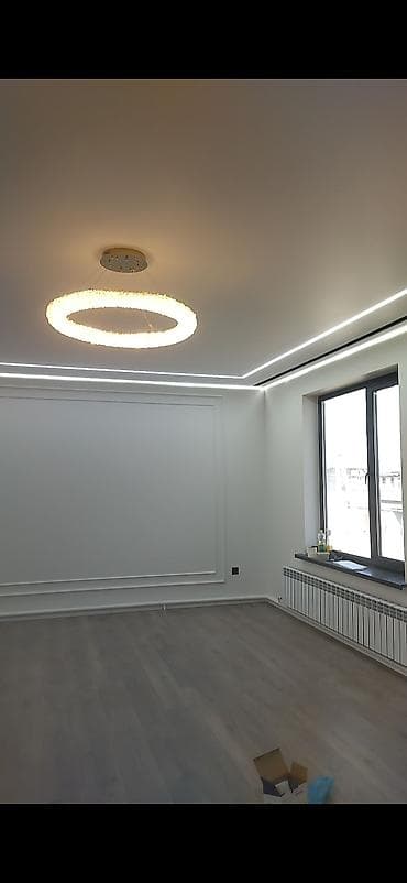 нарезка акрил: Натяжной потолок Глянцевое Монтаж — 2