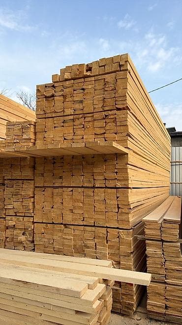 лес брус: Доски, Обрезные, Для строительства, Сосна — 1