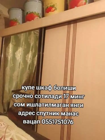 Купе‑шкаф с раздвижными дверями. - Конструкция: двухдверный