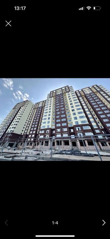 продаю 2 ком кв аламедин 1: 1 комната, 48 м², 6 этаж, ПСО (под самоотделку) — 1