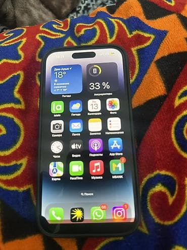 купить redmi note 11s: IPhone 14 Pro, Б/у, 128 ГБ, Графит, Кабель, 85 % — 2