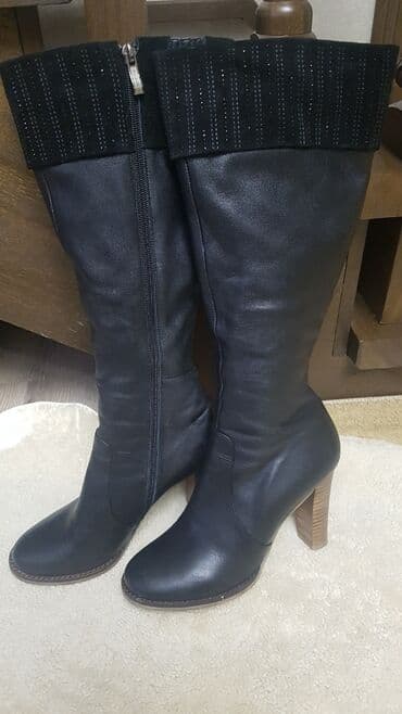 купить рабочие сапоги с утеплителем: Сапоги, 38, Kadandier, Новый, цвет - Черный, Бесплатная доставка — 7