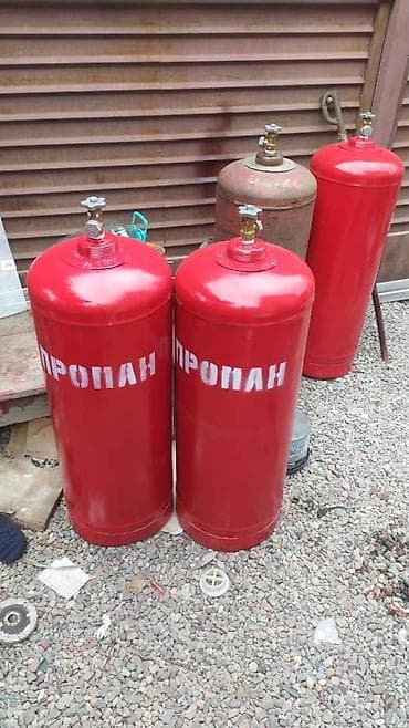 Газовые баллоны для пропана - Цвет: красный, маркировка «ПРОПАН» - — 1