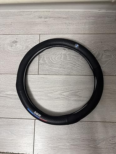 Экокожа Чехол на руль, цвет - Черный