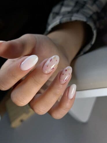 кресло барбер: Шеллак, Дизайн, Тырмактарды кошумча өстүрүү, Маникюр, Консультация, Бир жолку сарпталуучу материалдар — 1