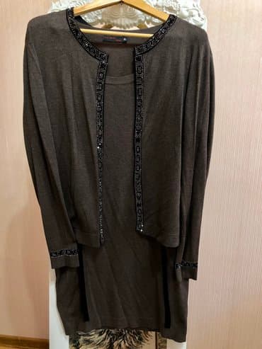 Распродажа Двойка Одежда женская Костюм Платье Платья Кардиган at lalafo.kg Распродажа Двойка Одежда женская Костюм Платье Платья Кардиган