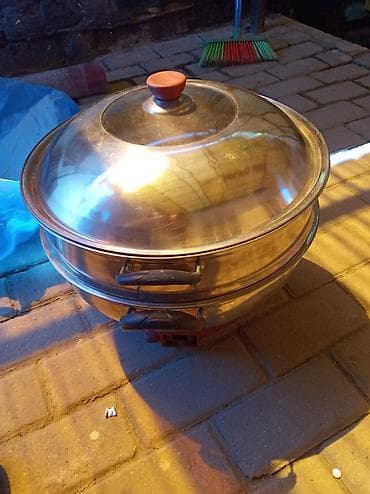 отпариватель вертикальный: Электрическая пароварка/мантышница из нержавеющей стали, многоярусная — 2
