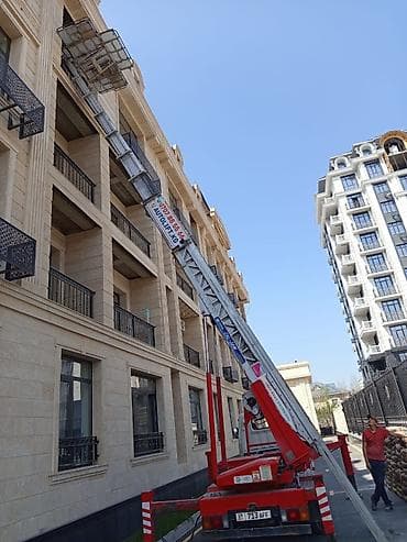 Услуга: автолестница/грузовой подъёмник (лифтовой эвакуатор на базе — 1