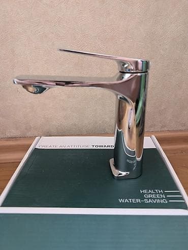 Кухонные краны: Однорычажный Смеситель для раковины, Новый, Материал: Латунь, Самовывоз — 1