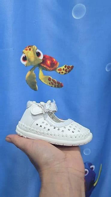 Бөбөктөр үчүн топтомдор: Детская пенеткибалетки, туфельки для девочки - Цвет: белый - — 1