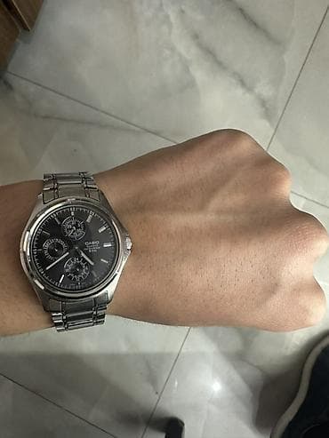 Башка аксессуарлар: CASIO MTP-1246 — классические мужские кварцевые часы с аналоговой — 3