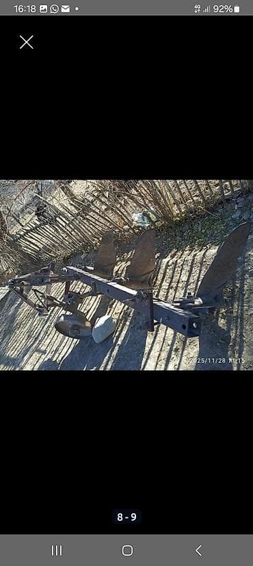 КУНы: Трёхкорпусный навесной плуг для трактора - Конфигурация: 3 корпуса — 2