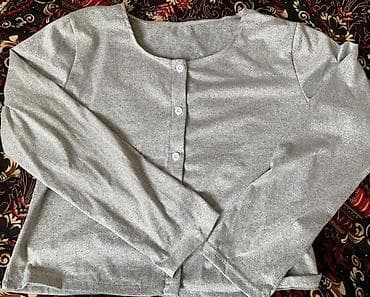 том и джери: Топ, Трикотаж, Укороченная модель, Б/у, XS — 2