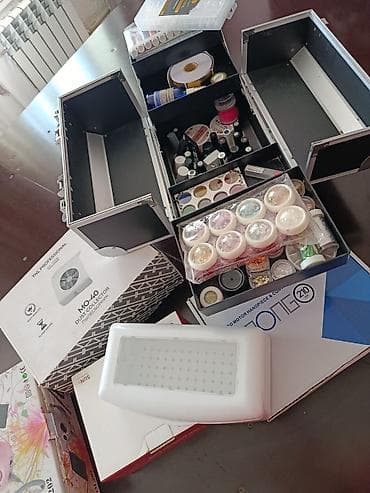 Профессиональный комплект для маникюра и наращивания ногтей Состав