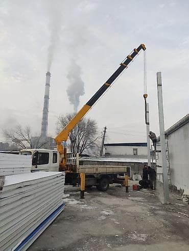 на стройку: Услуги манипулятора (бортовой кран) - Автомобиль: Hyundai грузовой — 2