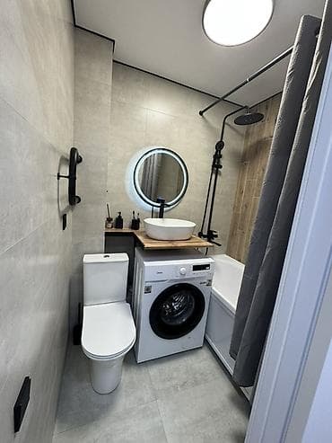 сдается кушетка ошский рынок: 2 комнаты, 49 м², 104 серия, 4 этаж, Евроремонт — 7