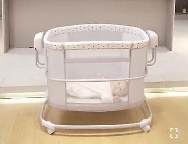 люлька для малыша: Люлька, Б/у, Колыбель, Металл, цвет - Серый — 3