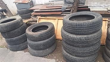 Комплект автомобильных шин и стальных разборных дисков. - Шины — 1