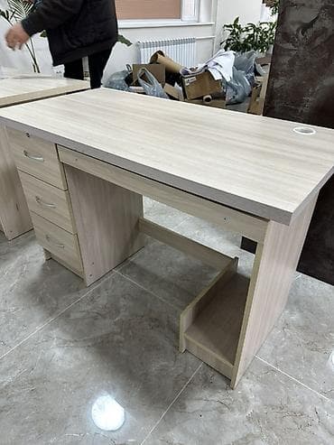 Окна и комплектующие: Комплект офисной мебели, Новый, Шкаф, Дерево, Самовывоз, Платная доставка, цвет - Бежевый — 1